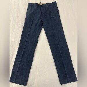 Banana Republic Italian Fabric Blue Trousers 33x32